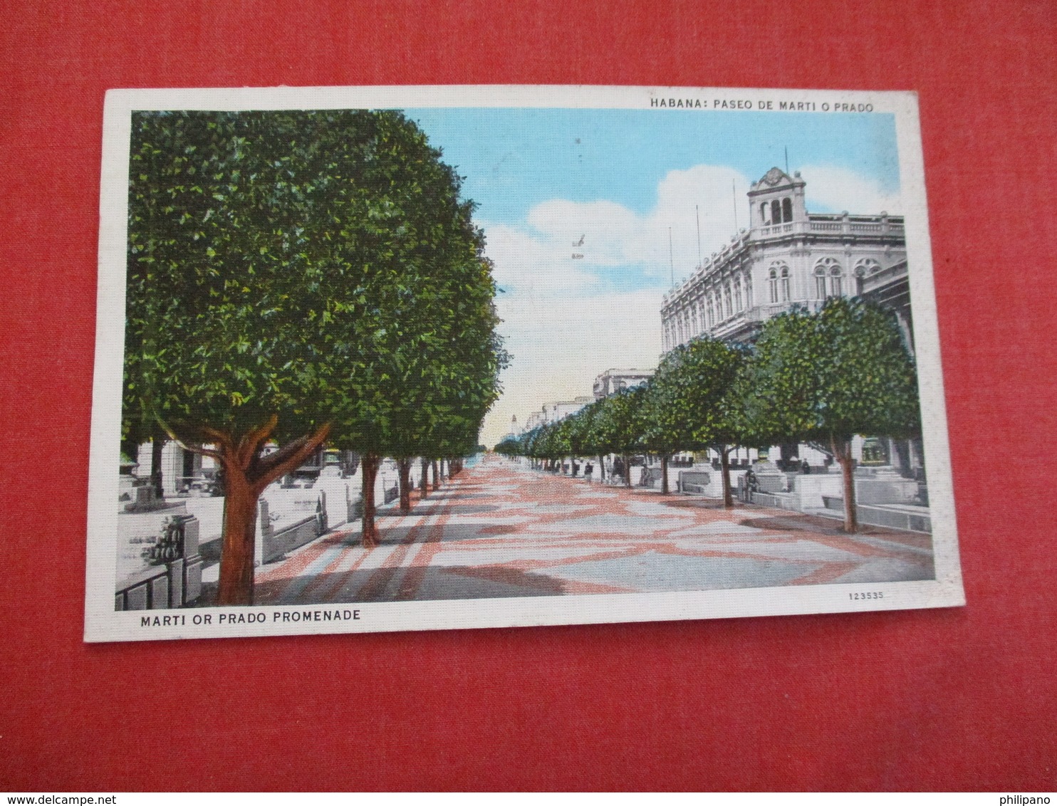 Habana Paseo De Marti O Prado  Has Stamp & Cancel  Ref 2861 - Cuba