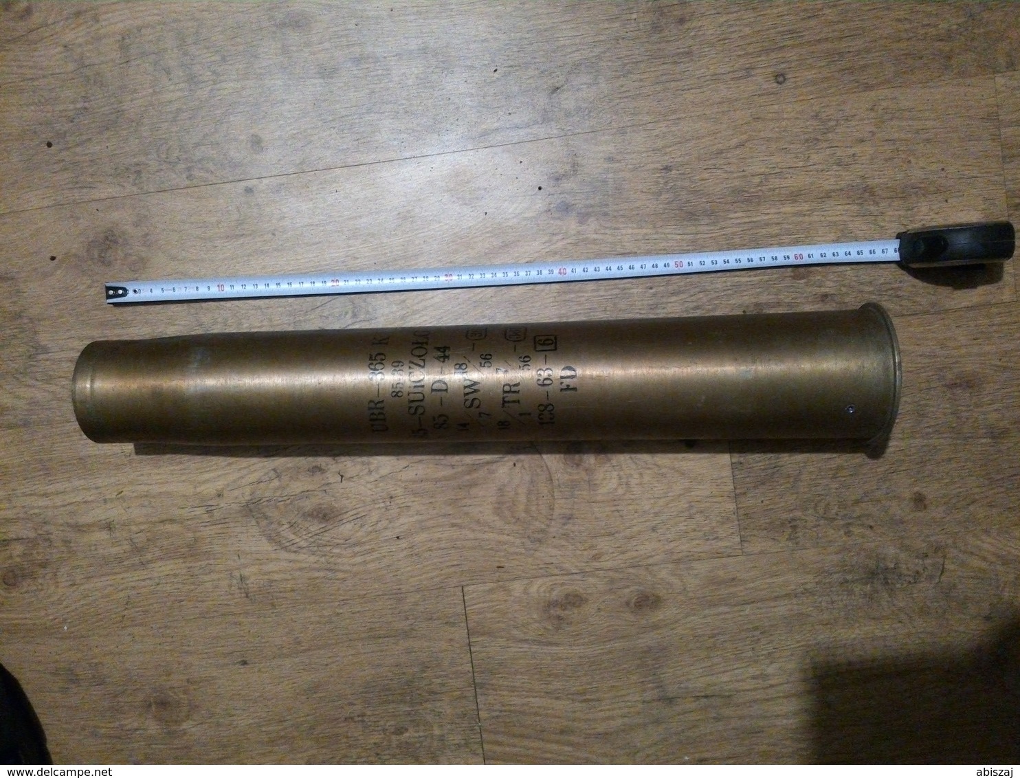 Douille 85mm T-34 Tank  Russia Russe Neutralisé GRENADE OBUS Projektil - Armes Neutralisées