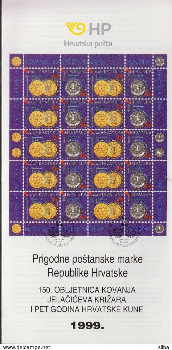 Croatia 1999 / Jelacic Kreutzer - Croatian Kuna / Prospectus, Leaflet, Brochure - Croatie