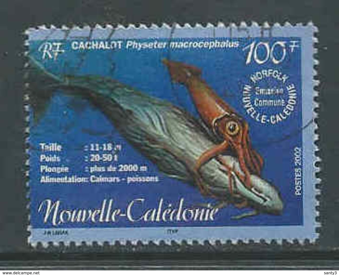 Nieuw-Caledonië, Yv 877 Jaar 2002,  Gestempeld, Zie Scan - Oblitérés