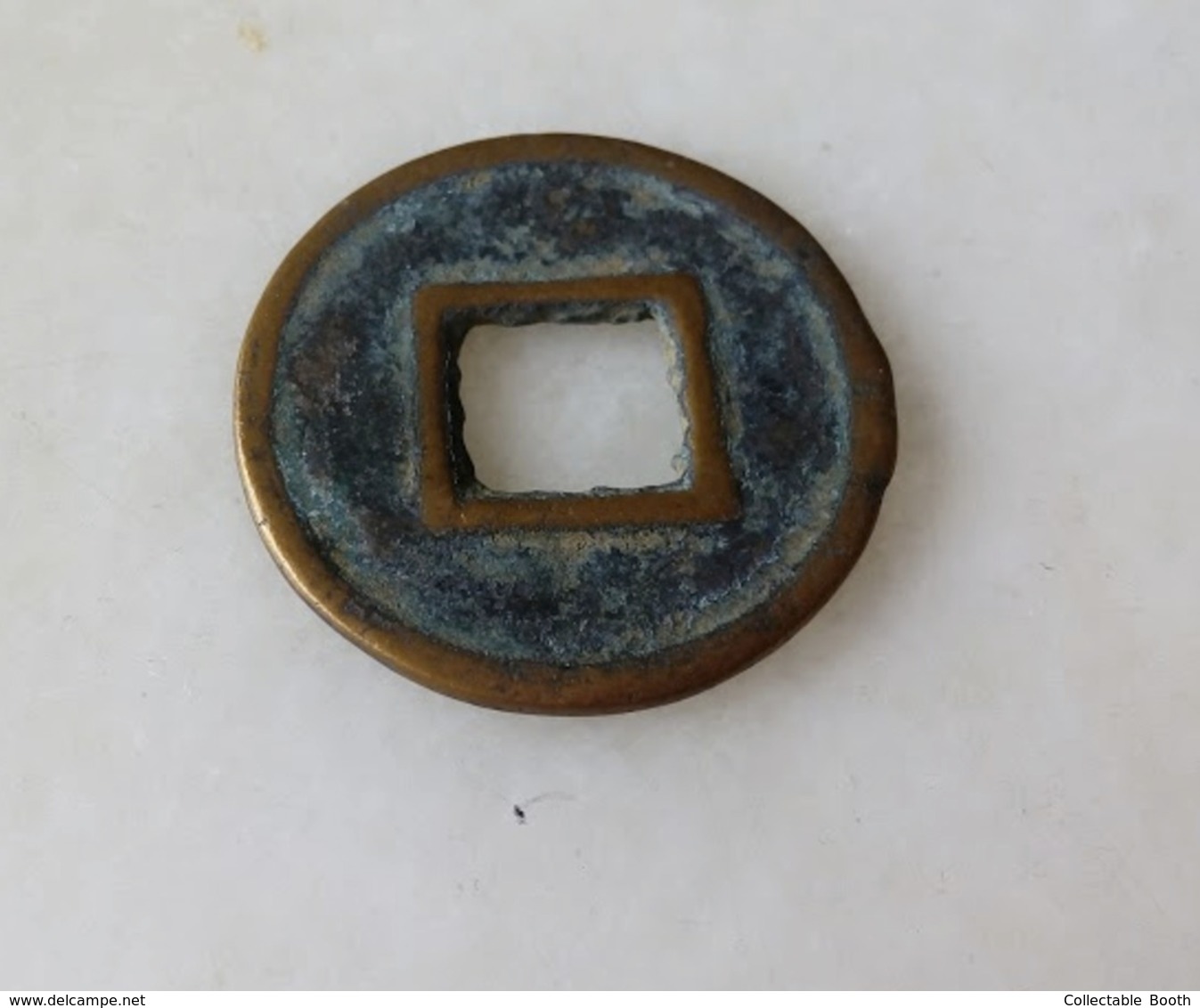 Ancient China Bronze Coin Token Charm Unknown Unchecked 32mm 10.3.gm - China