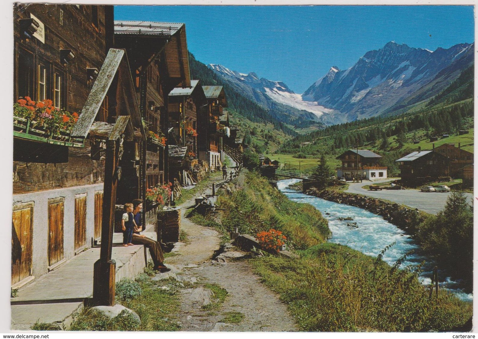 SUISSE,SCHWEIZ,SVIZZERA,SWITZERLAND,HELVETIA,SWISS ,BLATTEN, Il Y A 40 ANS,VALAIS,RAROGNE OCCIDENTAL,LOTSCHENTAL - Blatten