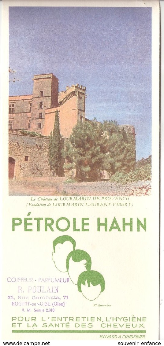 Buvard Petrole Hahn Château De Lourmarin De Provence Poulain Nogent Sur Oise 60 - Perfumes & Belleza
