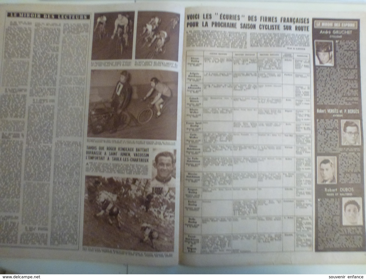 But Et Club Miroir Des Sports 12 Janvier 1953 Cyclisme Grandes Ecuries Football Roche La Molière Alcyon Dilecta Gitane - Sport