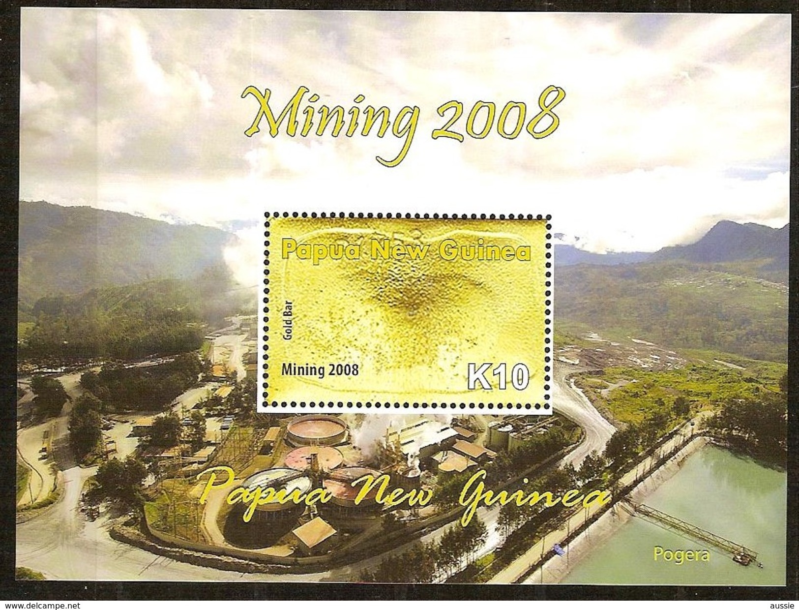 Papouasie Papua New Guinea 2008 Yvert  Bloc 53 *** MNH Cote 11 Euro Mining - Papouasie-Nouvelle-Guinée