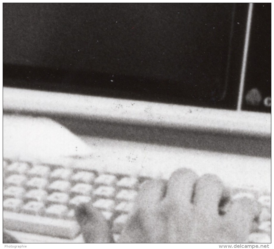 Journaliste Laurent Broomhead Centre De Calcul CII Honeywell-Bull Ancienne Photo De Presse 1981 - Célébrités