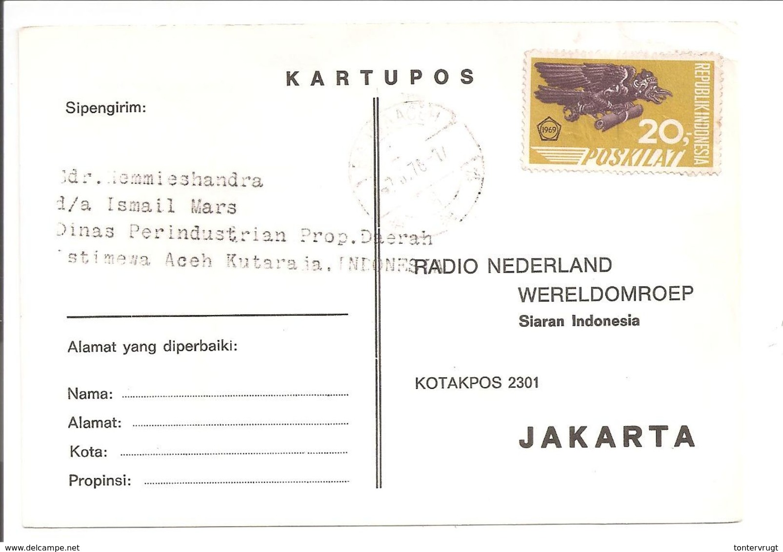 Indonesia.Prangko 652 Single. POS KILAT !! - Indonesië