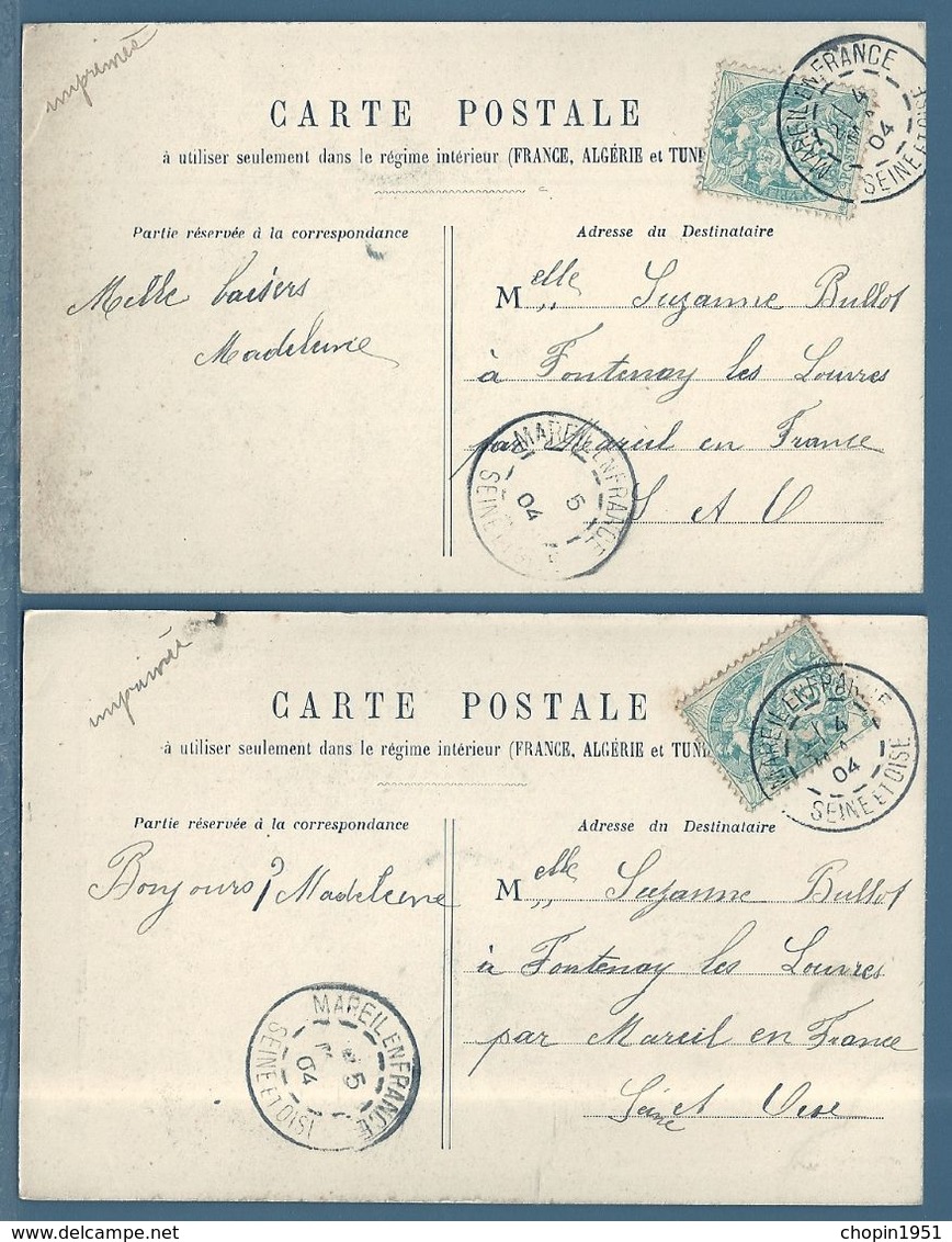 CPA - JEUNE FEMME - LES REGRETS DE MIGNON - 6 Cartes - Femmes