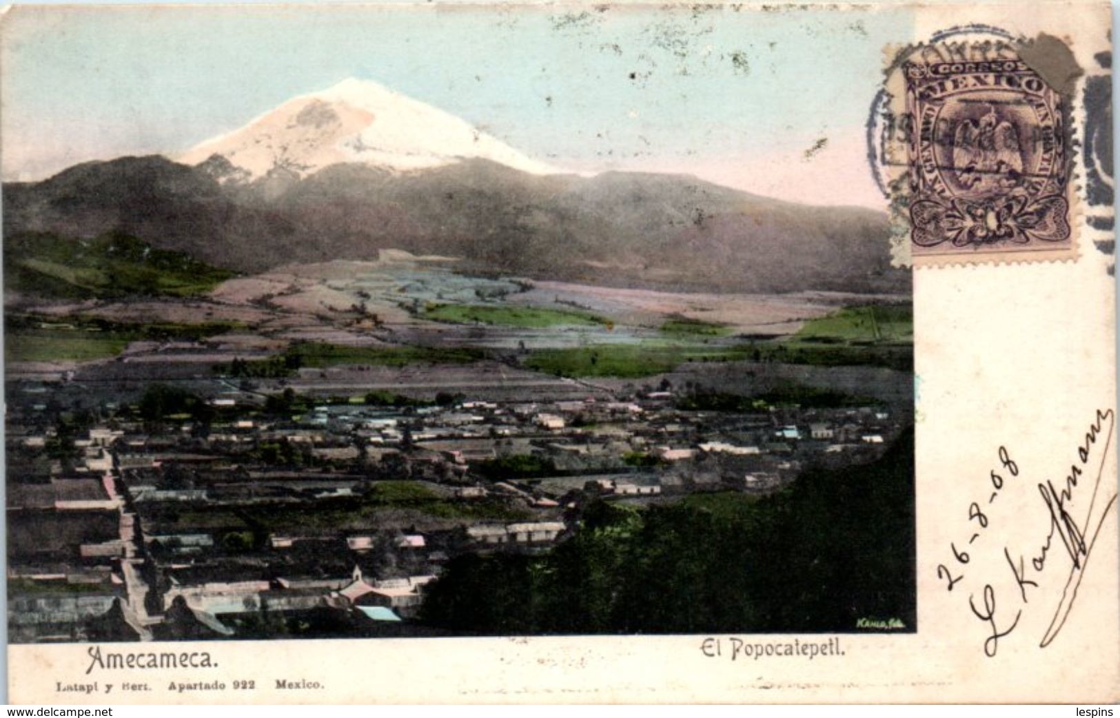 AMERIQUE -  MEXIQUE --  Amecameca - El Popocatepetl - Messico