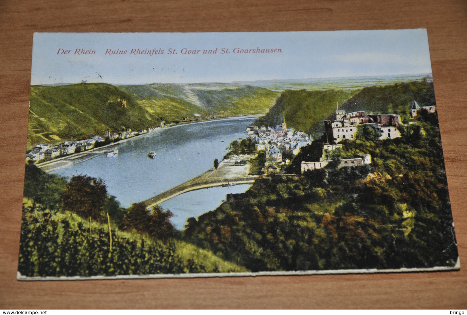 3074-   Ruine Rheinfels St. Goar Und St. Goarshausen - 1931 Luftpoststempel - St. Goar