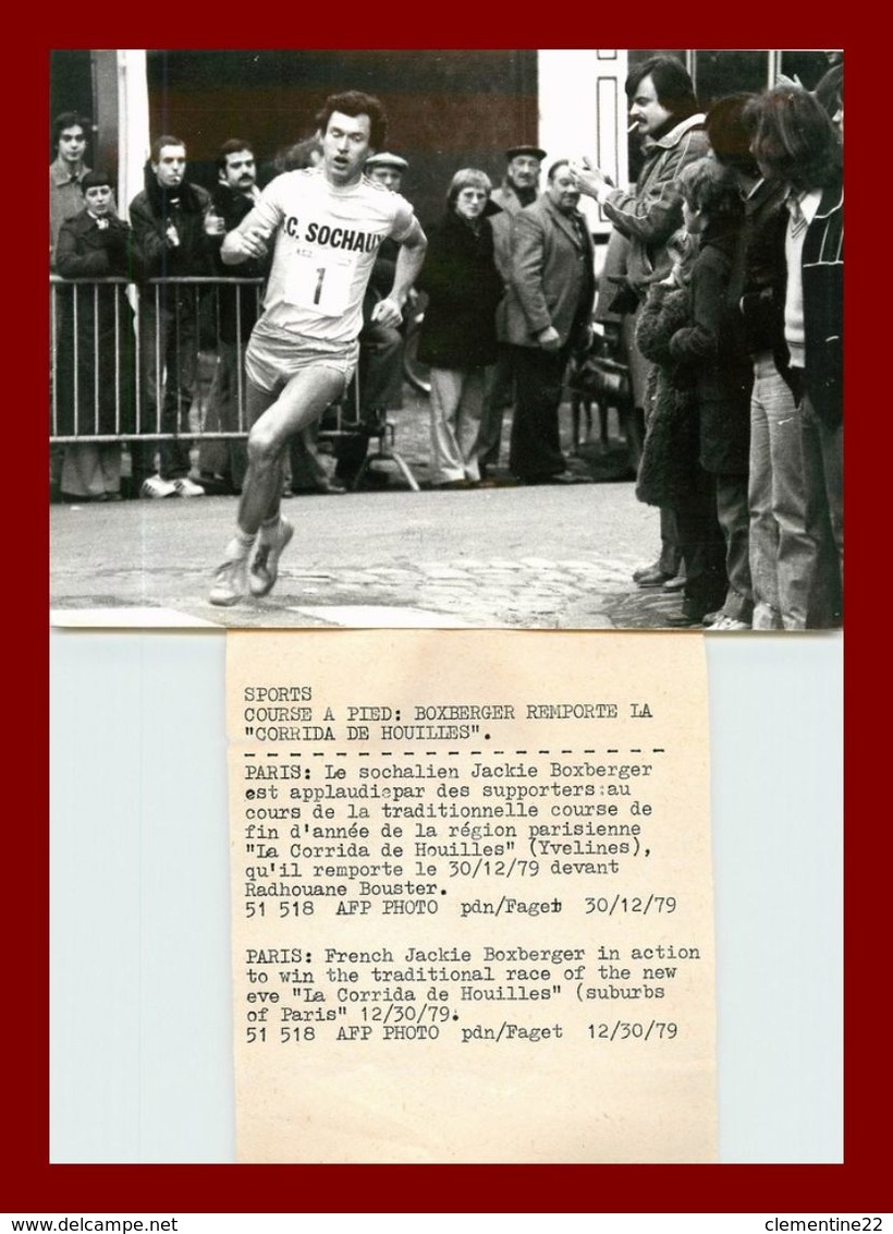 Sports *  Atlétisme * Paris Le Sochalien Jackie Boxberger  ( Photographie AFP 13x18 ) - Sports