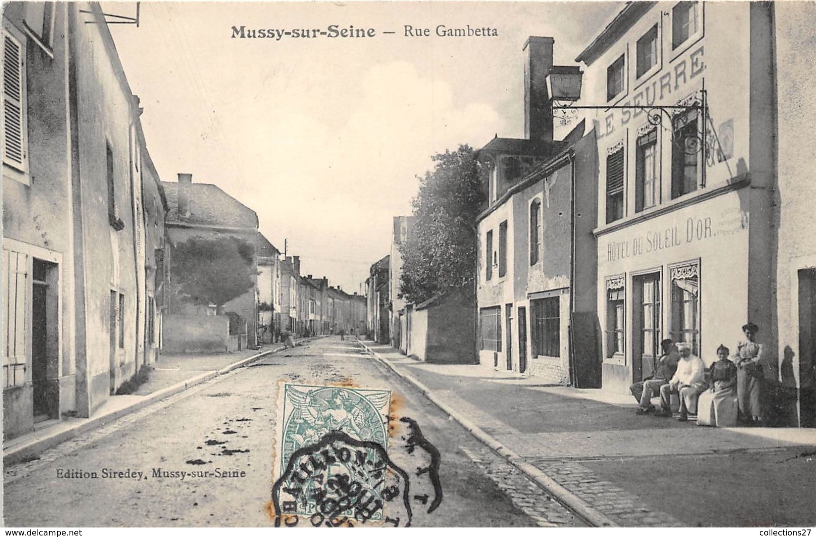 10- MUSSY-SUR-SEINE- RUE GAMBETTA - Mussy-sur-Seine