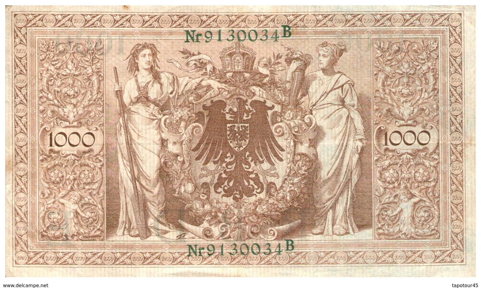 Billet > Allemagne > Année  1910  > Valeur 1 000 - 1000 Mark