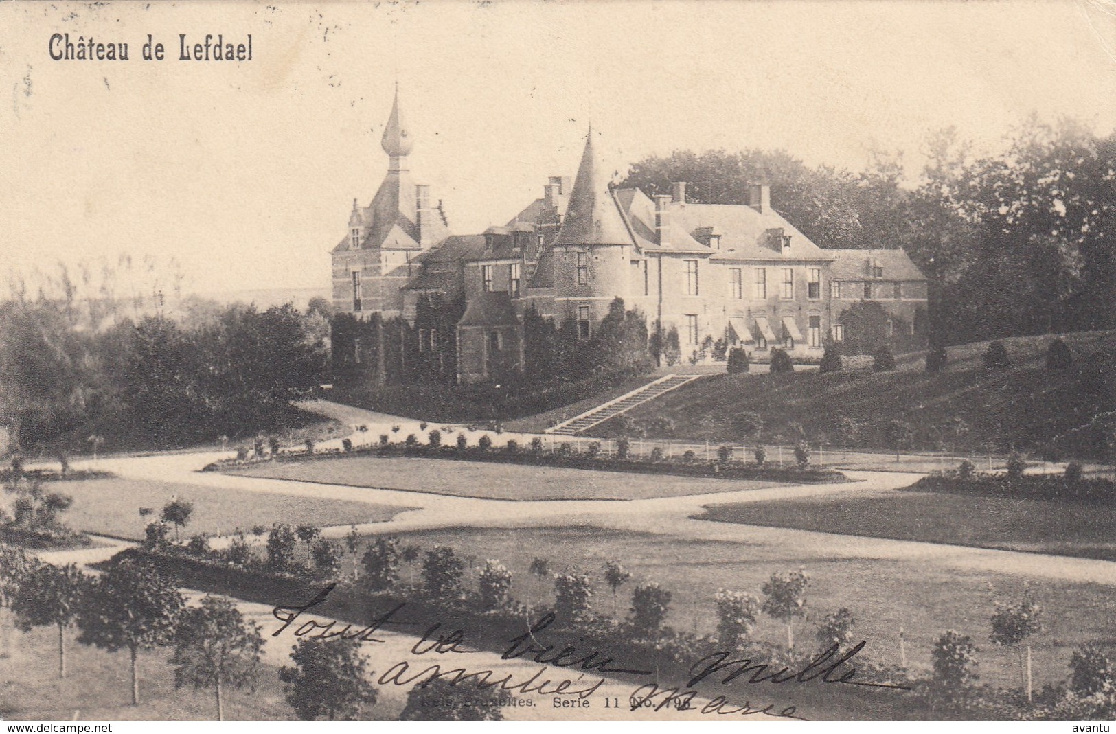 LEEFDAAL / BERTEM / / KASTEEL VAN LEEFDAAL / CHATEAU DE LEFDAEL  1907 - Bertem