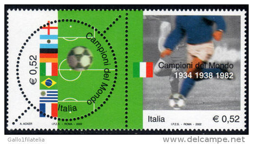 2002 - ITALIA - ITALY - CAMPIONATI DEL MONDO DI CALCIO / WORLD CHAMPIONSHIP FOOTBALL - JOINT ISSUE. MNH - Emissioni Congiunte