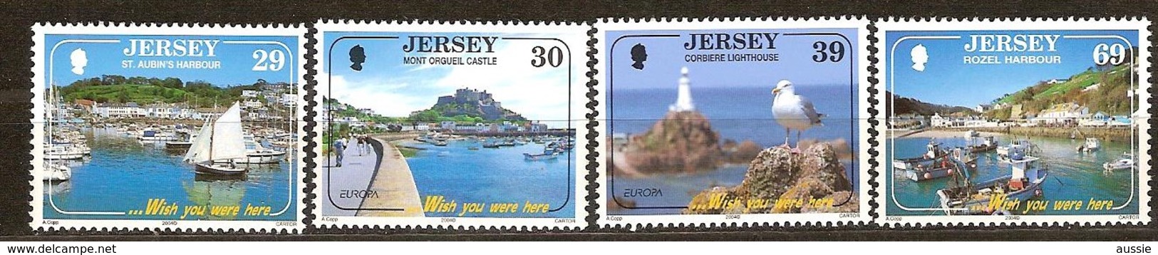 Jersey 2004 Yvertn° 1145-1148 *** MNH Cote 8,50 Euro Les Vacances Cept Europa - Jersey