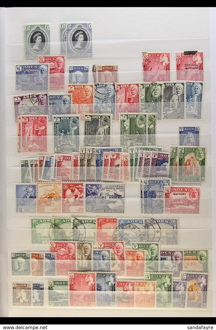 NICE GENERAL COMMONWEALTH LOT WITH MANY SETS AND BETTER CLASSICS  QV To 1960's Clean And Attractive Ranges On Stock Page - Altri & Non Classificati