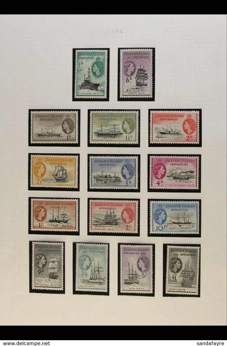 1944-82 VERY FINE MINT COLLECTION  An Attractive Collection Which Includes 1944 All Four Overprinted Sets, 1946 "Thick M - Falkland