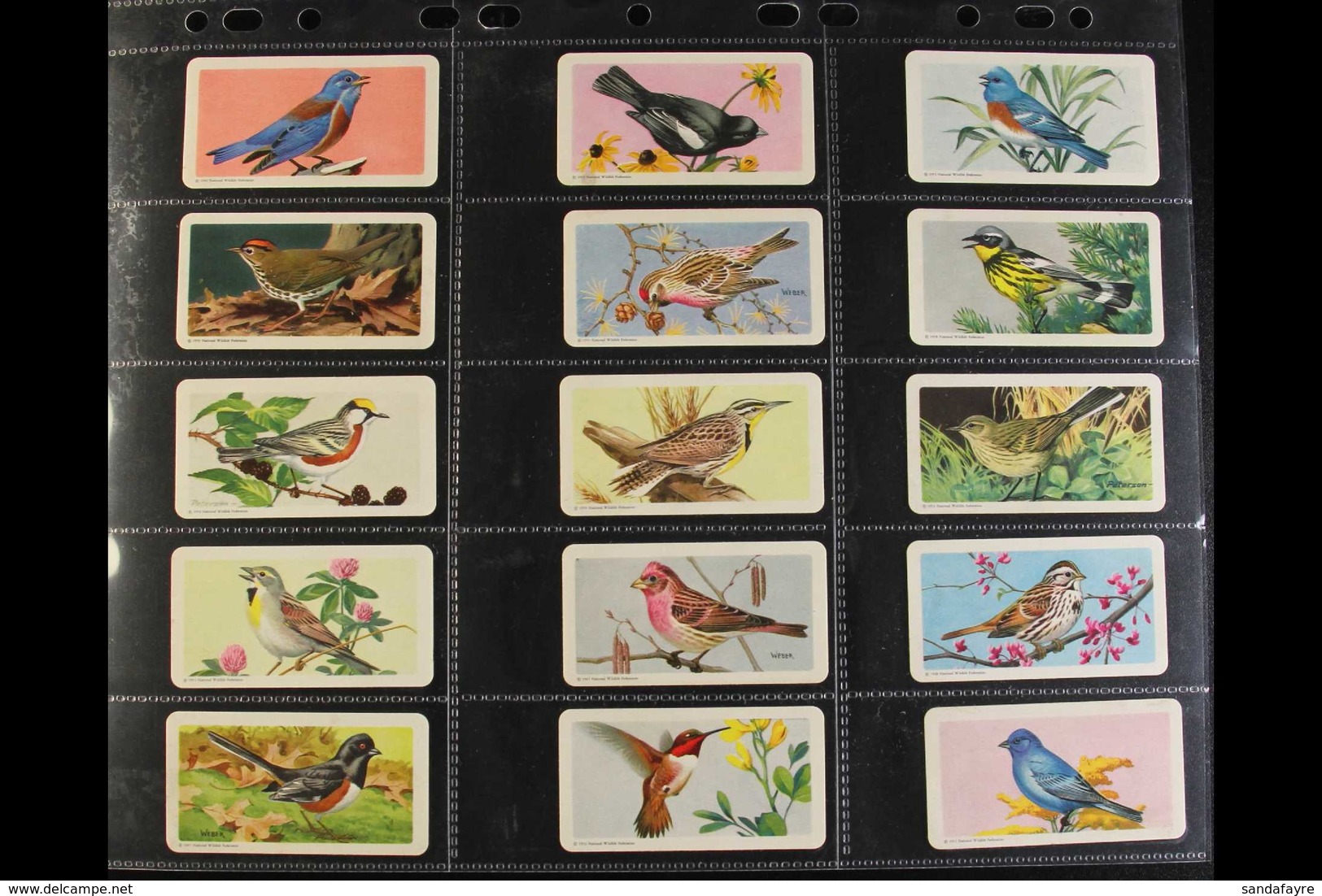 BROOKE BOND CANADA SETS  1959-73 All Different Collection Of Complete Sets Of 48, With 1959 Songbirds, 1961 Wild Flowers - Other & Unclassified