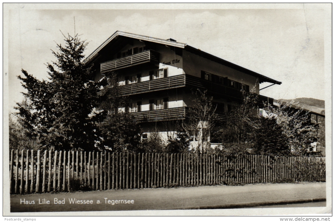 Bad Wiessee, Haus Lilie, 30er Jahre, Versandt Nach Wandsbek - Bad Wiessee