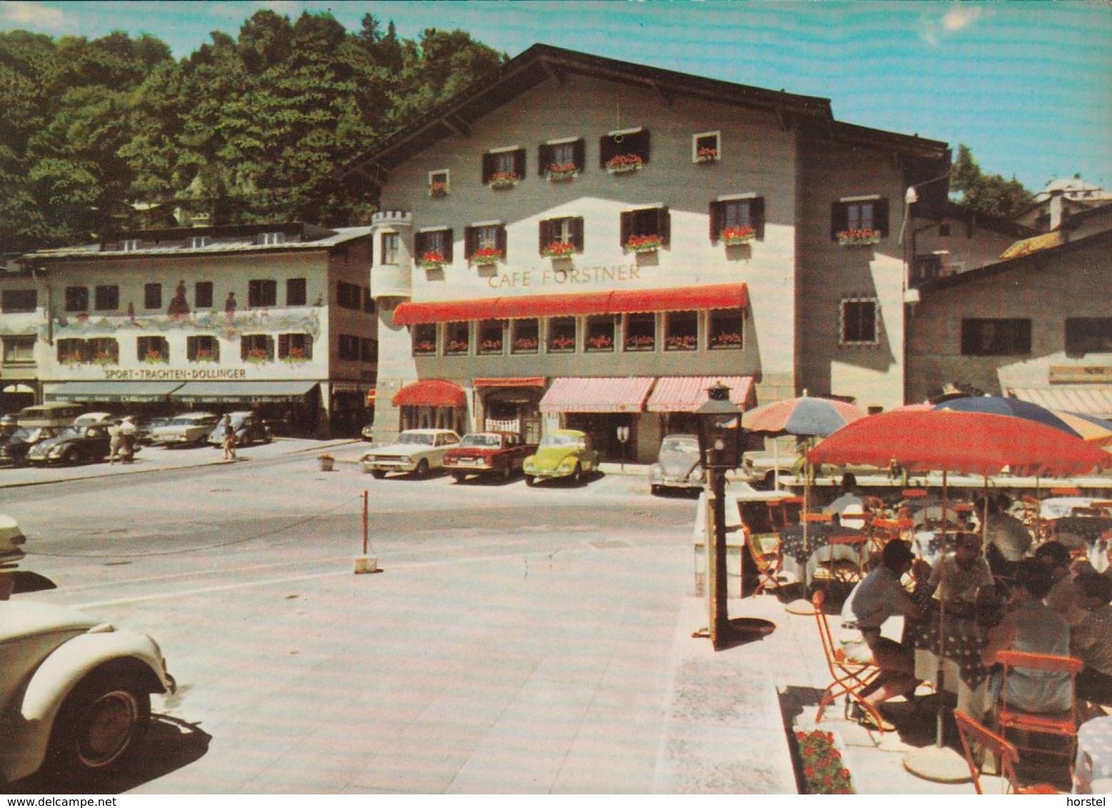 D-83471 Berchtesgaden - Cafe Forstner - Cars - VW - Opel - Volvo - Berchtesgaden