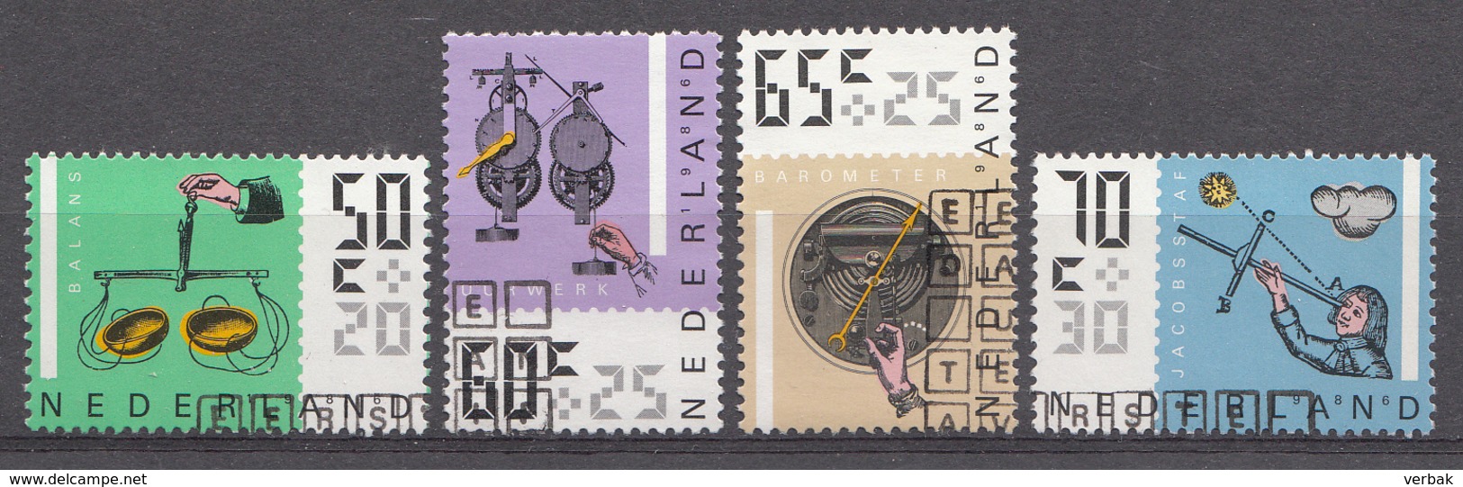 Pays-Bas 1986  Mi.nr: 1288-1291 Sommermarken  Oblitérés / Used / Gestempeld - Gebruikt