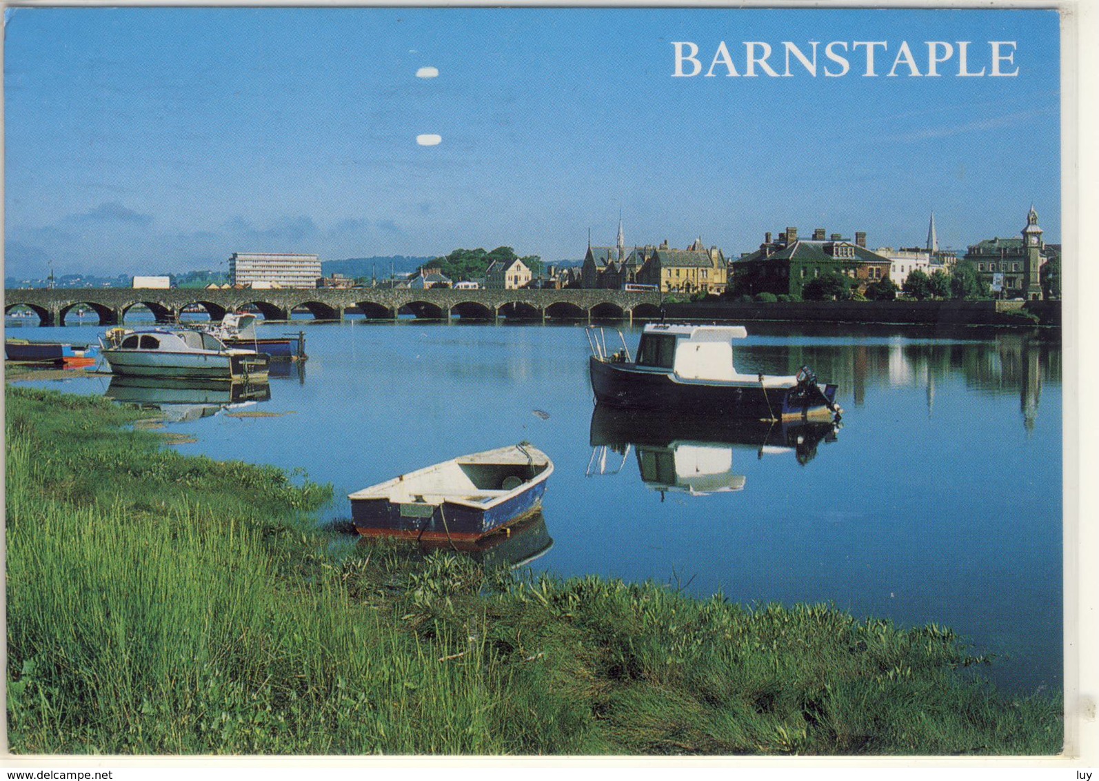 BARNSTAPLE  RIVER TAW AND LONG BRIDGE  USED - Other & Unclassified