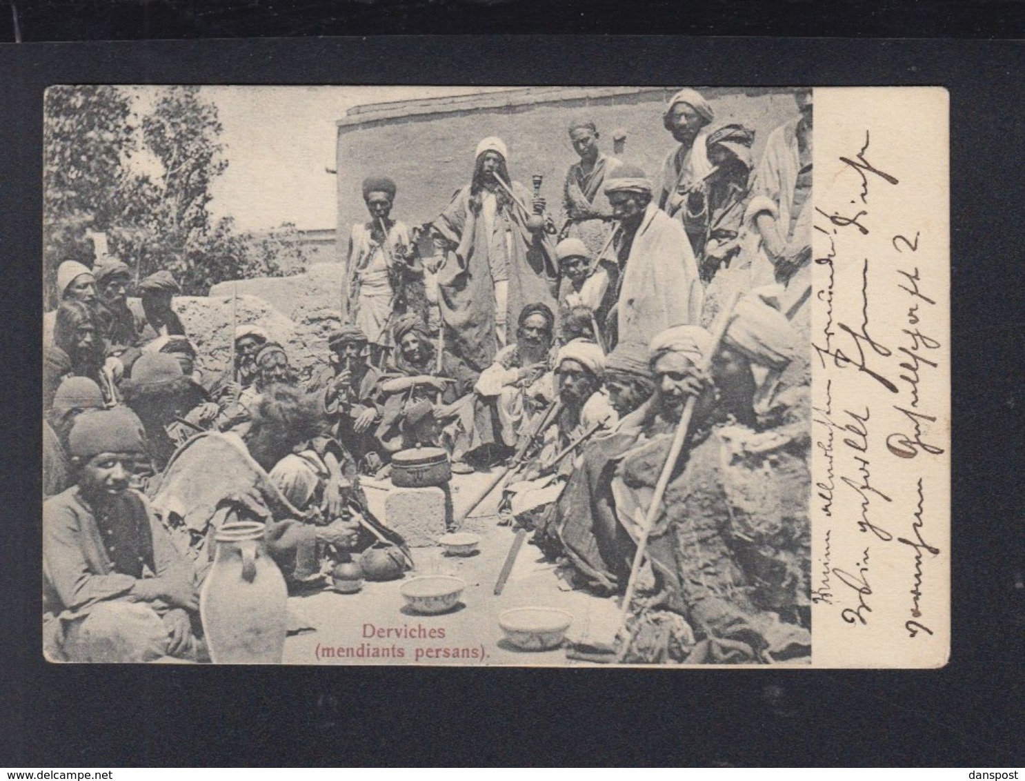 Persia Iran PPC Derviches 1913 Teheran To Germany - Iran