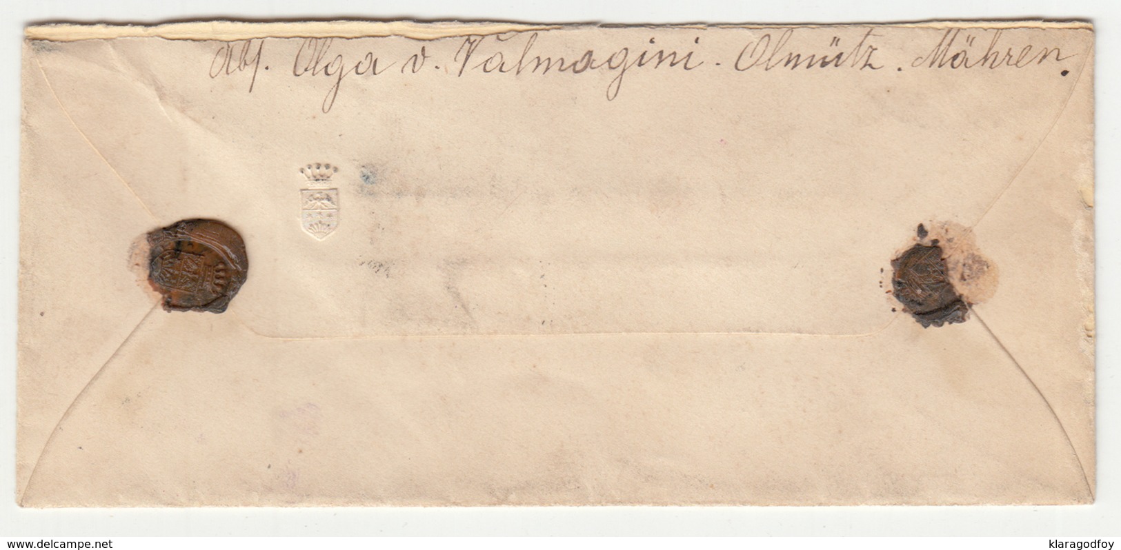 Austria, Small Letter Cover Registered Travelled 1910 Olomouc (Olmütz) To Czernowitz B180301 - Briefe U. Dokumente