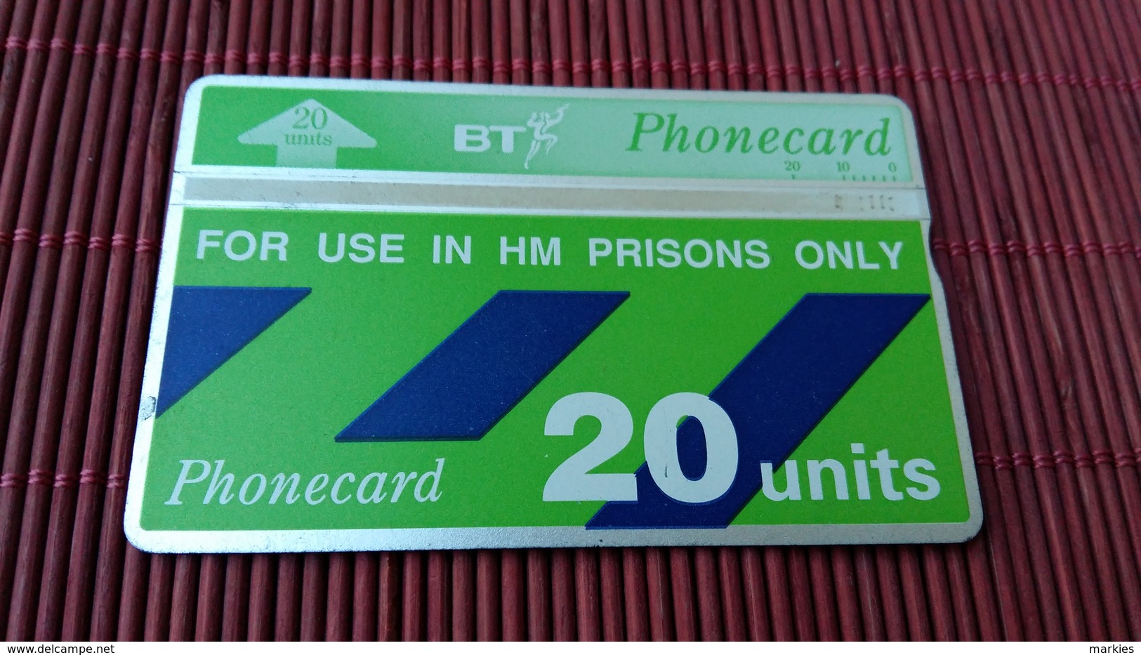 Phonecard Prison UK  307 C Used - Otros & Sin Clasificación