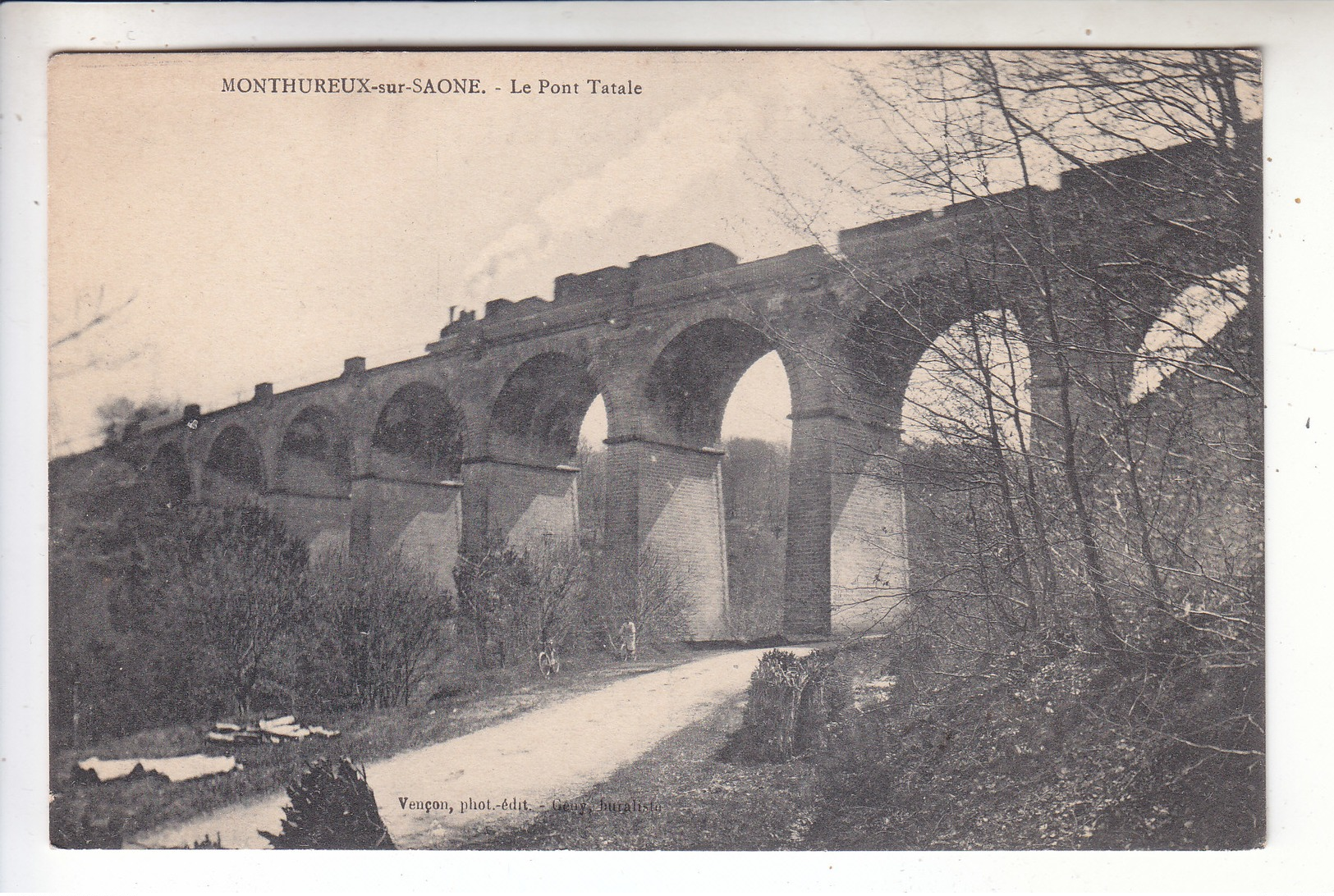 Ps- 88 - MONTHUREUX SUR SAONE - Le Pont Tatale - Train - Locomotive - - Monthureux Sur Saone