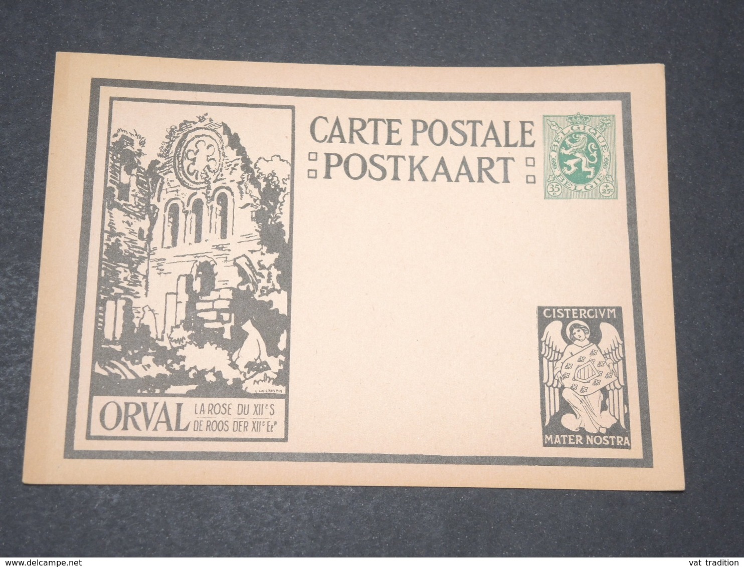 BELGIQUE - Entier Postal , Illustration Orval - L 14396 - Illustrated Postcards (1971-2014) [BK]