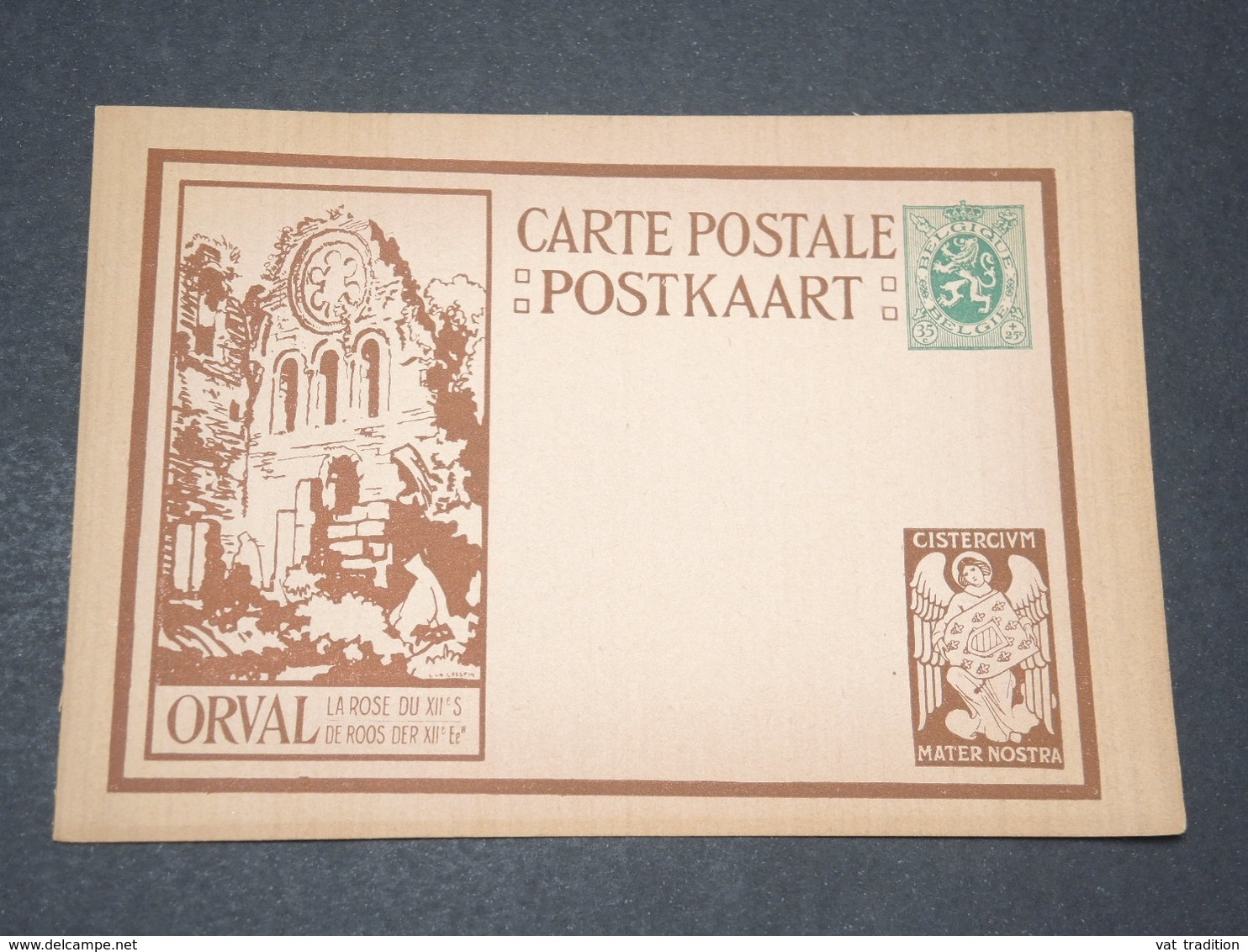 BELGIQUE - Entier Postal , Illustration Orval - L 14400 - Illustrated Postcards (1971-2014) [BK]