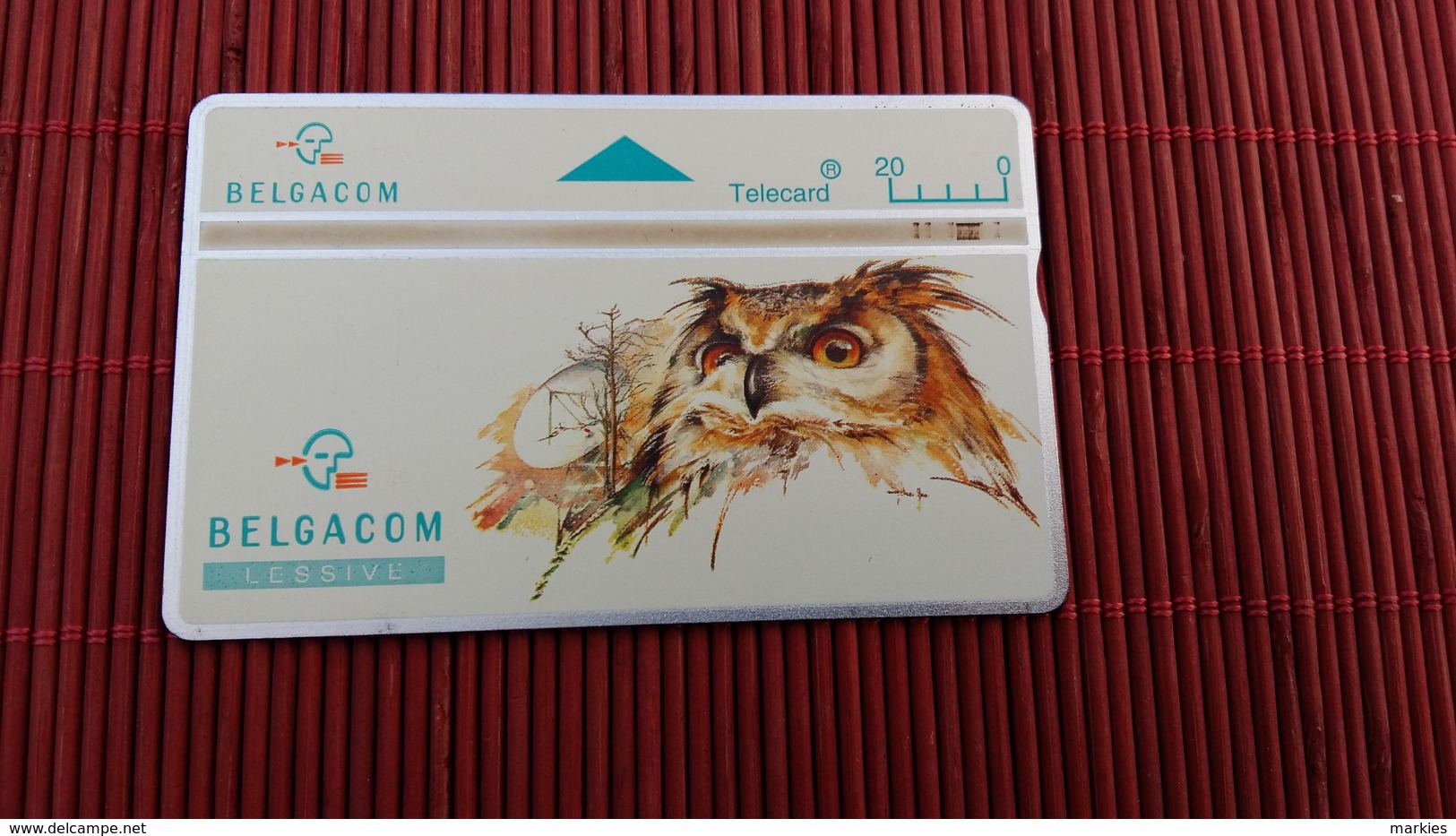 Owl Phonecard Used - Owls