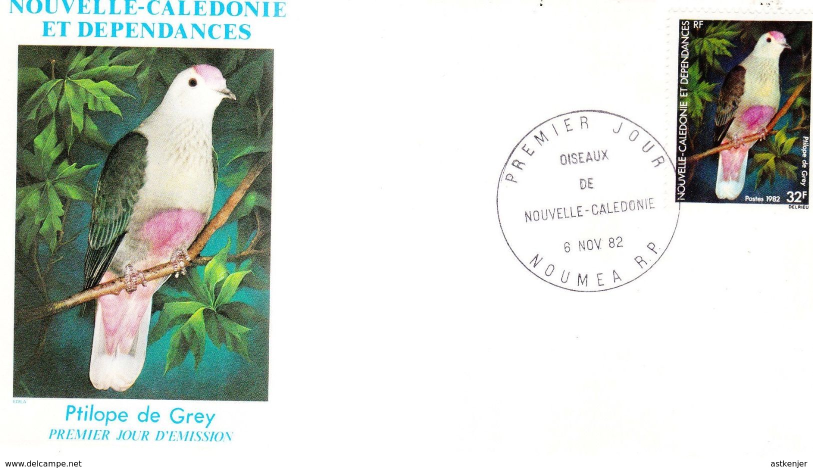 NOUVELLE CALEDONIE - FDC De 1982 N° 462 - Cartas & Documentos