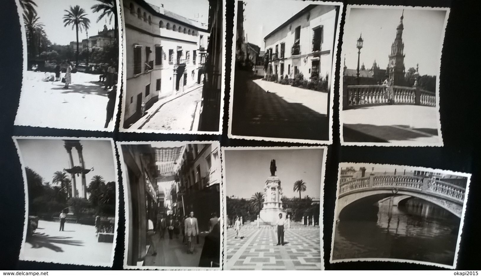 120 PHOTOS SÉVILLE SACRO - MONTE ESPAGNE LOURDES FRANCE BELGIQUE ... PHOTOS DE PLUSIEURS ALBUMS . ANNÉES 1950 à 1970