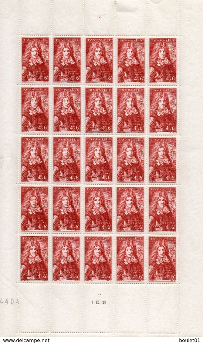 Feuille De 25 Timbres Neufs N° 600 De 1944 (voir Le Scan) - Full Sheets