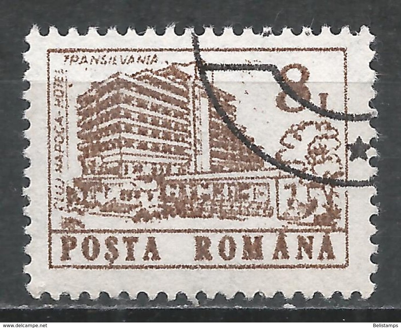 Romania 1991. Scott #3669 (U) Transylvania Hotel, Cluj-Napoca * - Oblitérés