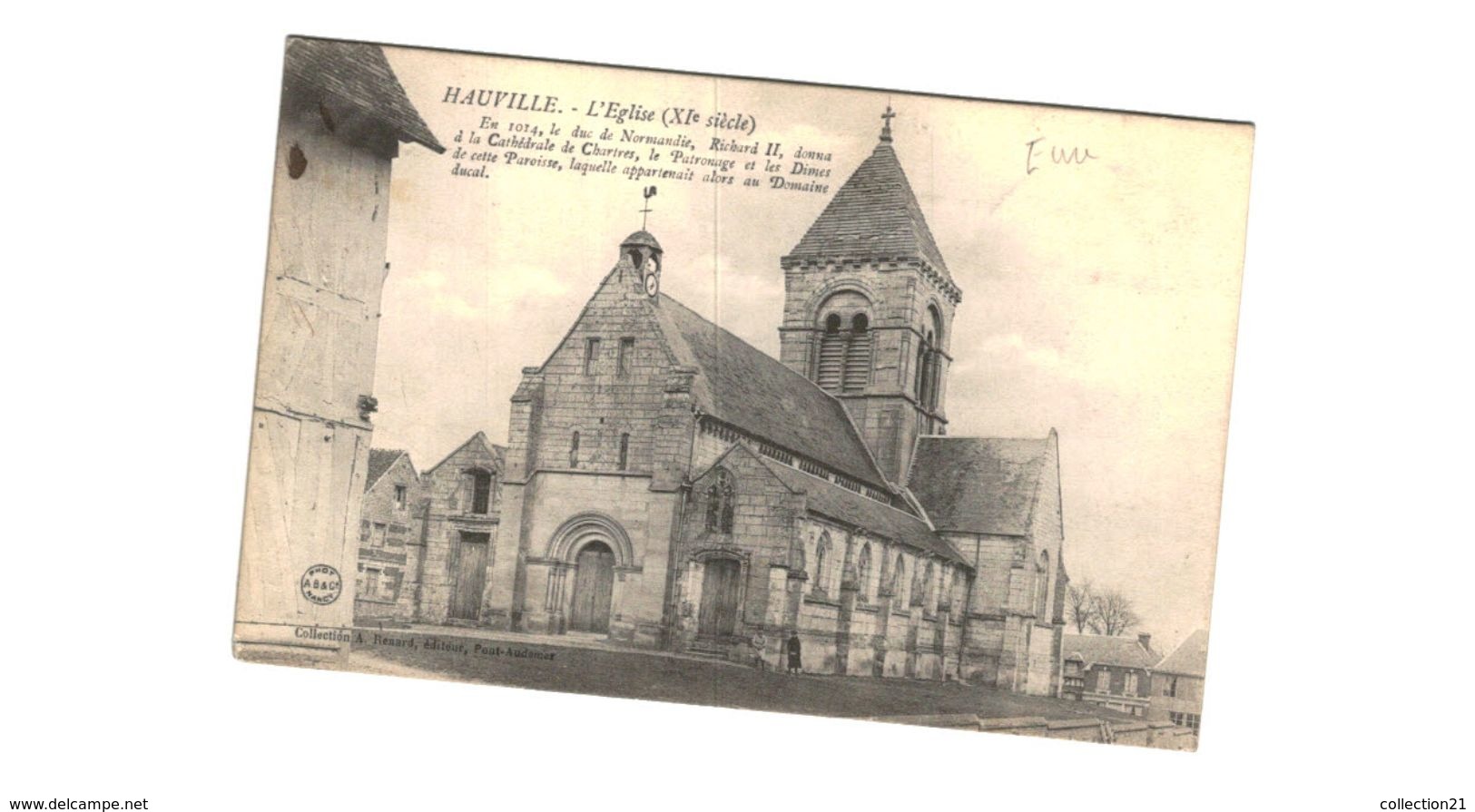 HAUVILLE .... L EGLISE - Autres & Non Classés