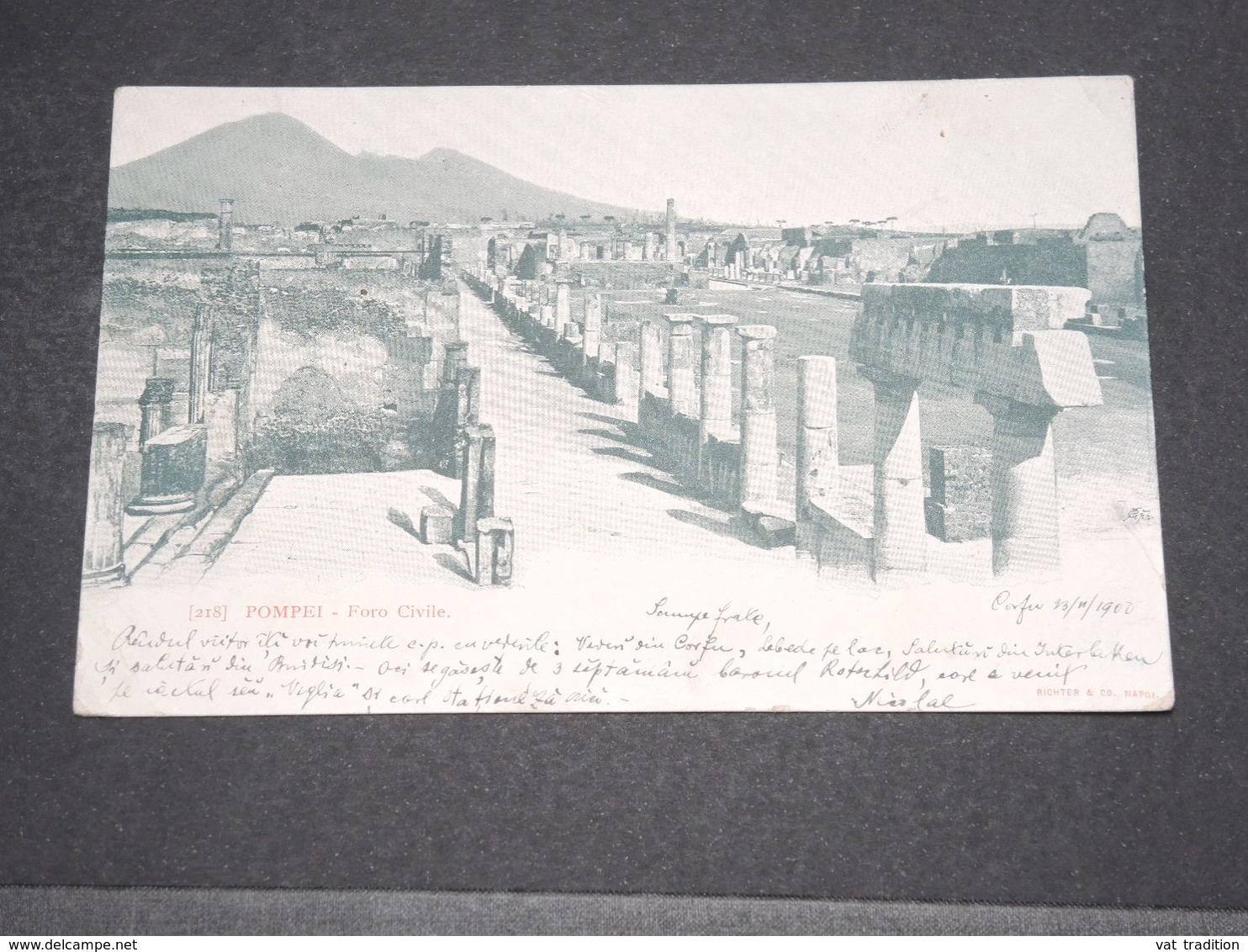GRECE - Carte Postale De Corfou Pour La Roumanie En 1900 - L 14454 - Storia Postale