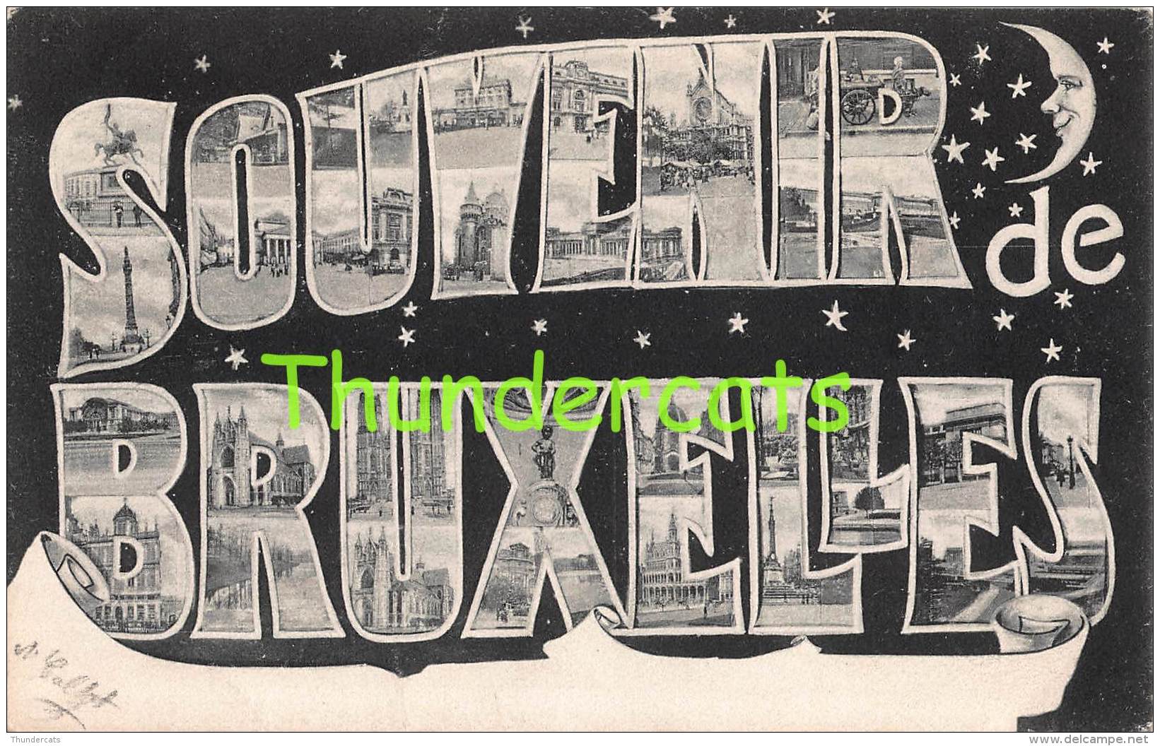CPA SOUVENIR DE BRUXELLES 1905 - Autres & Non Classés