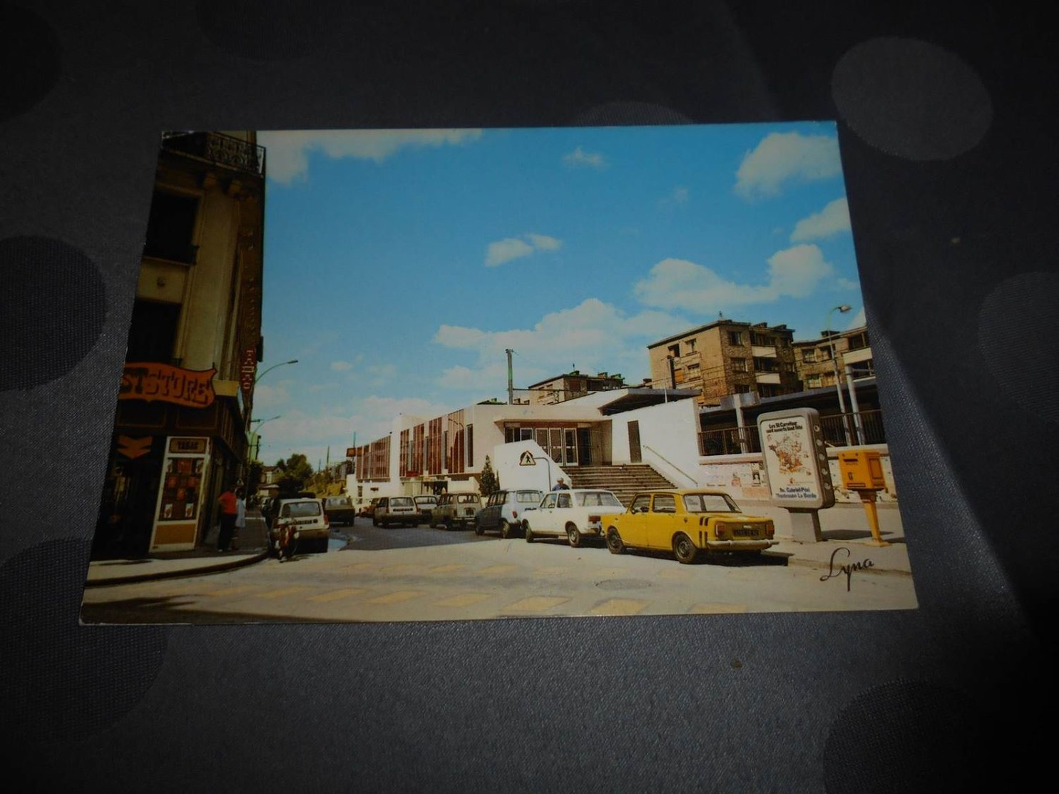 504 - CPSM , Nanterre , Gare R.E.R,  Simca 1000, Renault 5 - Nanterre