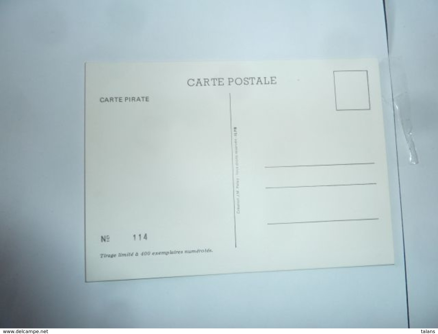 Carte Pirate 4ème Foire Aux Cin 11/11/83  Côtes De Montbéliard    Signé Petey - Petey