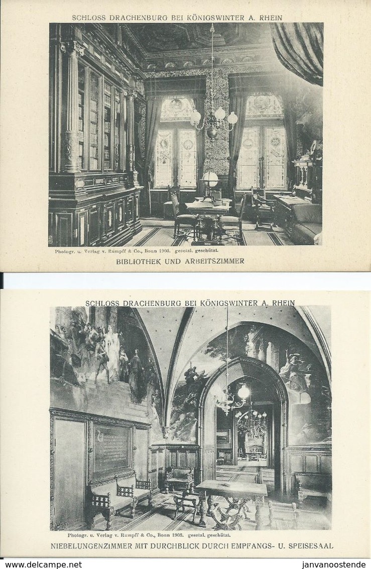 Map SCHLOSS DRACHENBURG (Duitsland) uit 1907 (geen postkaarten)