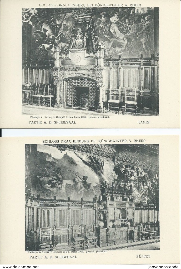 Map SCHLOSS DRACHENBURG (Duitsland) uit 1907 (geen postkaarten)