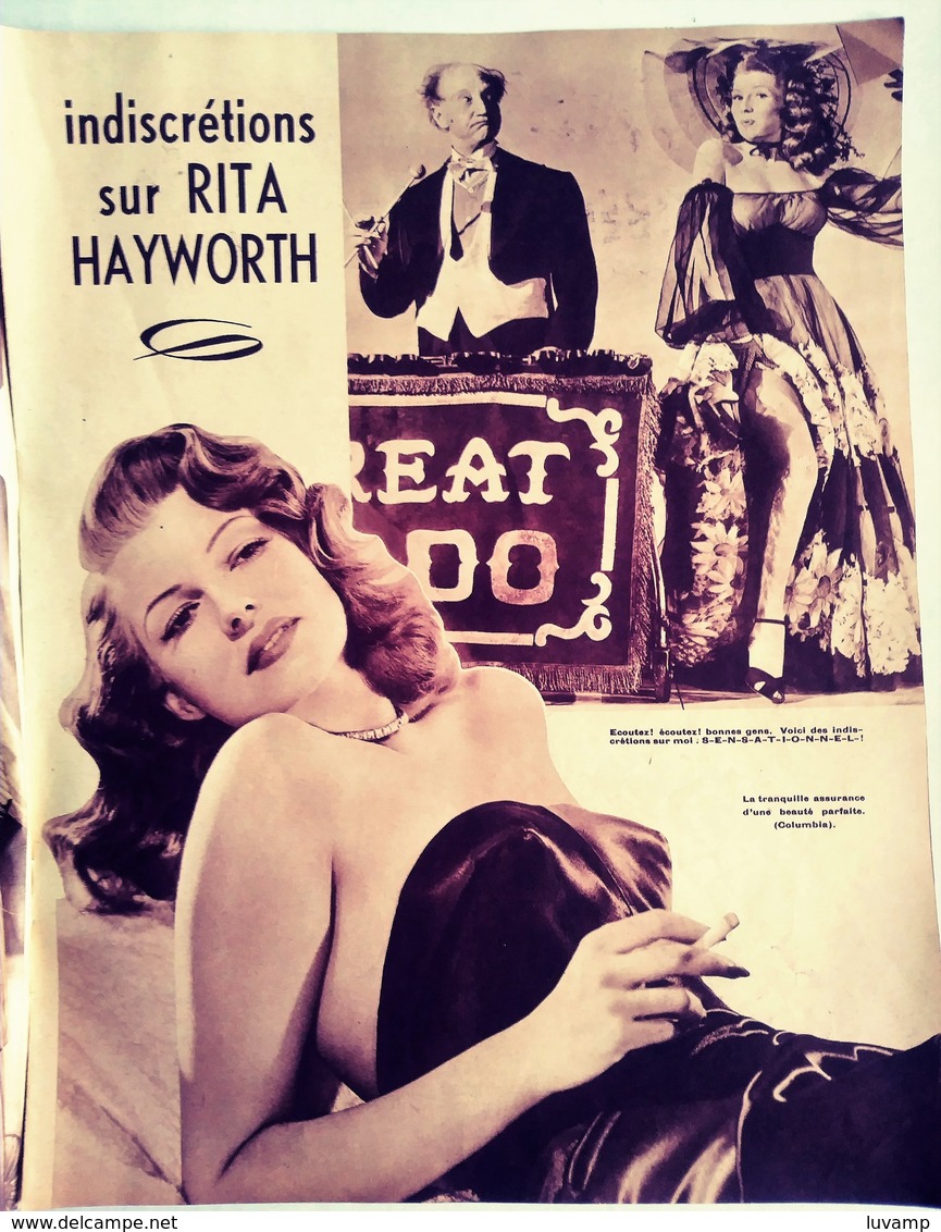 PARIS-HOLLIWOOD -NUITS DE PARIS  - RITA HAYWORTH ( CART 76) - 1950 - Oggi