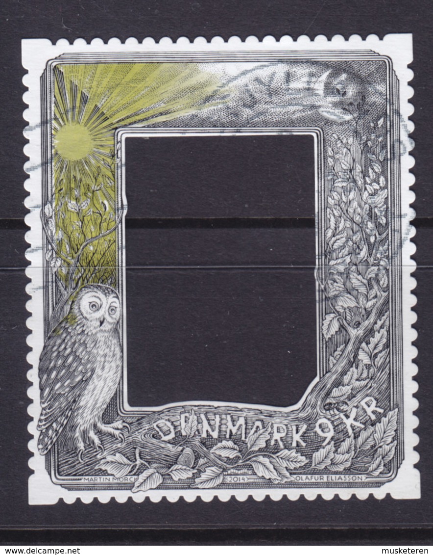 Denmark 2014 Stamp Art Briefmarken Kust Owl Uhle Genuinely Used !! - Gebraucht