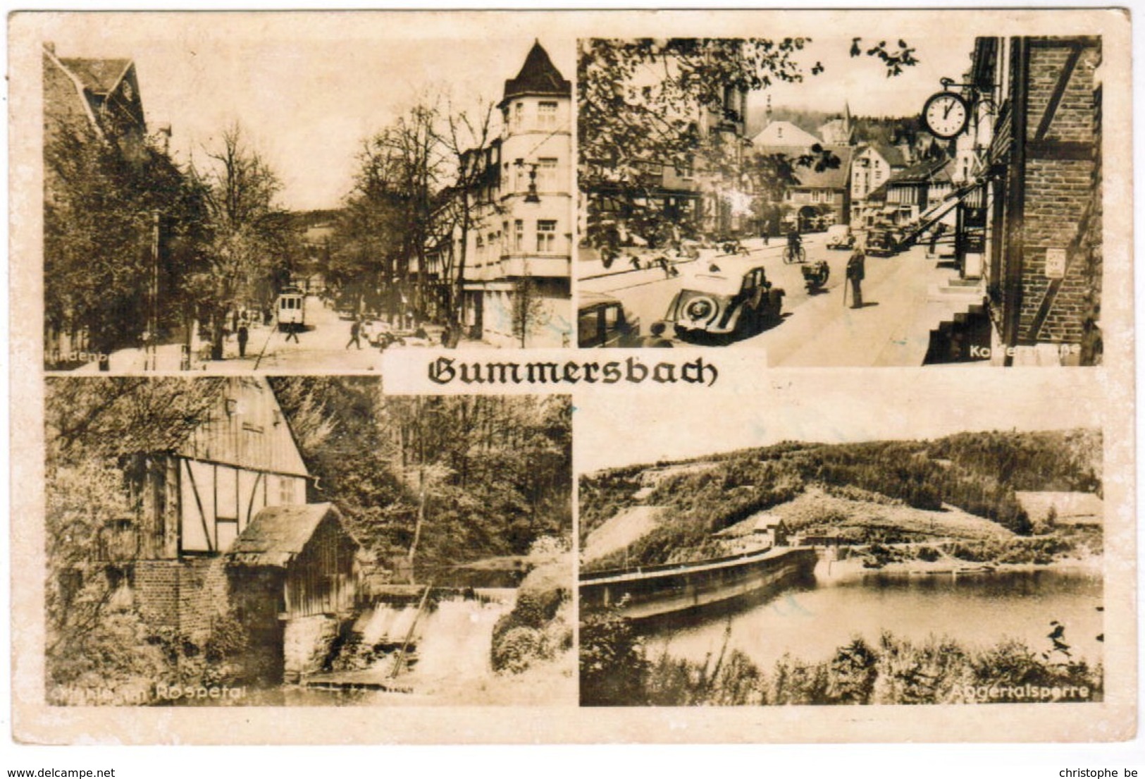 Gummersbach, 4 Bilder Auf Eine Carte (pk44029) - Gummersbach