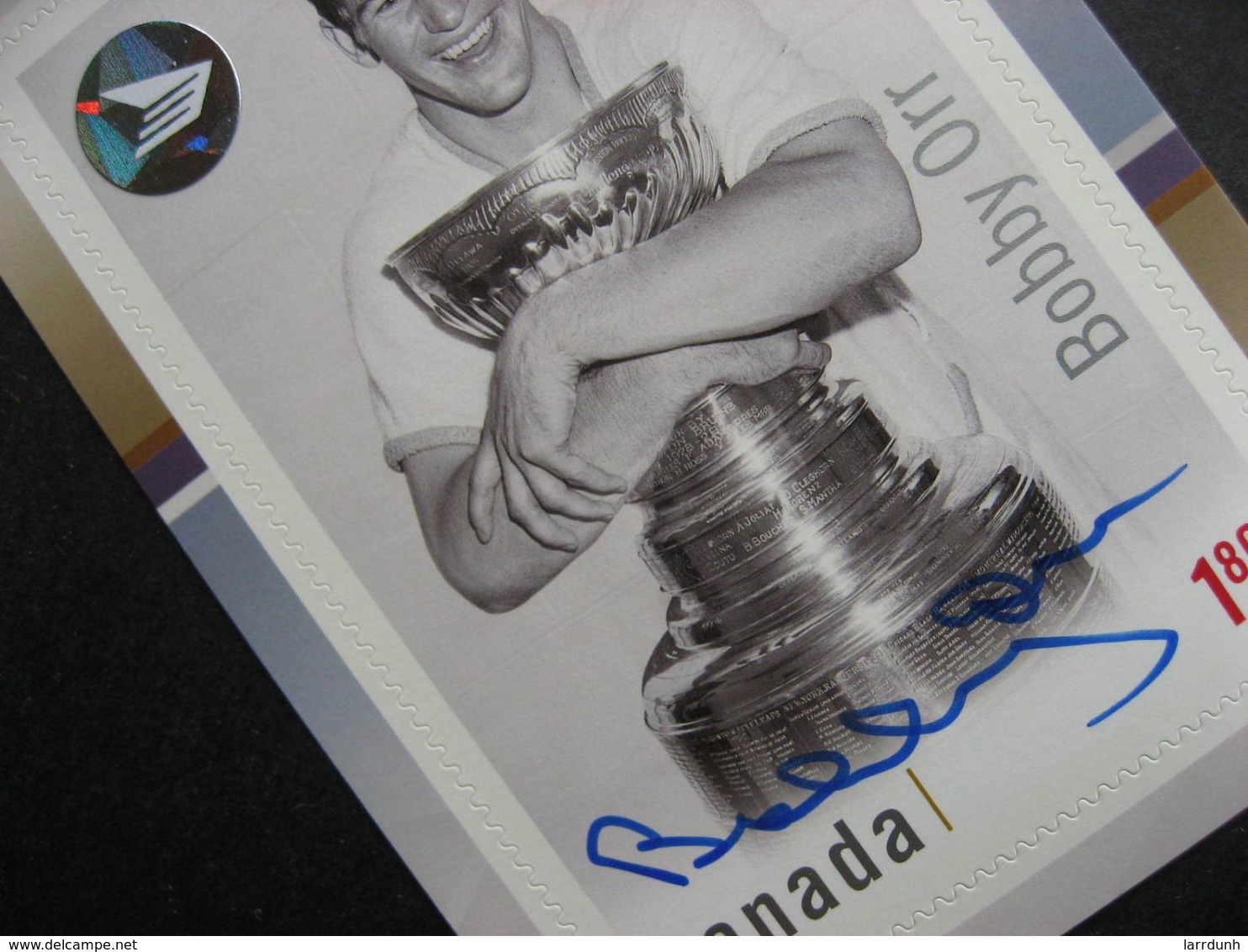 Canada Legends Hockey Bobby Orr Signed Autograph SCARCE Only 2000 Signed MNH 2017 A04s - Blocks & Sheetlets