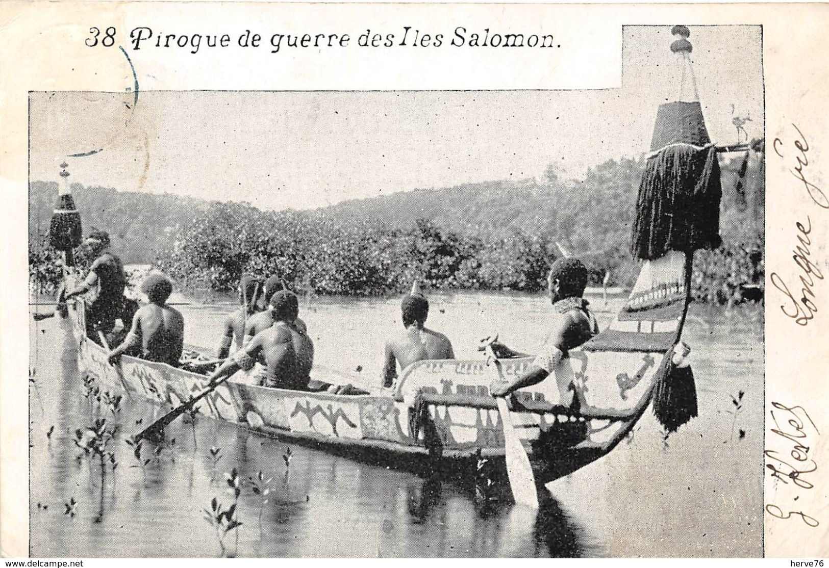 OCEANIE - Pirogue De Guerre Des Iles Salomon - Isole Salomon